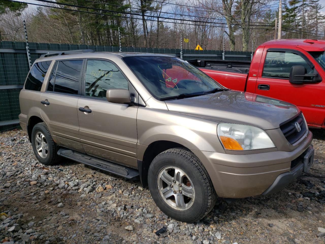 Photo 9 from auction – 2003 HONDA PILOT EXL with VIN 2HKYF18543H574082