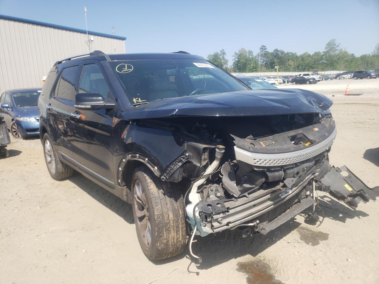 FORD EXPLORER X 2014 with VIN 1FM5K8D88EGC54466 - Photo from auction