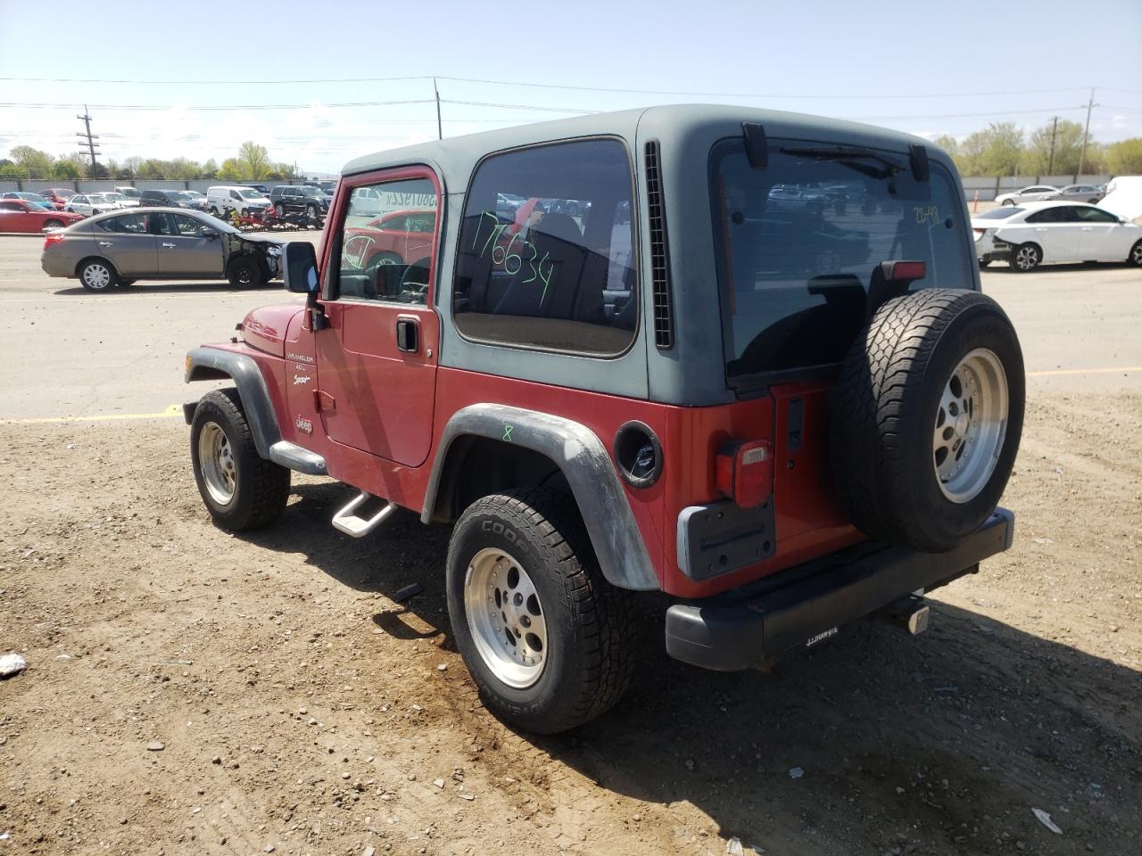 Photo 3 from auction – 1998 JEEP WRANGLER / with VIN 1J4FY19S6WP799600