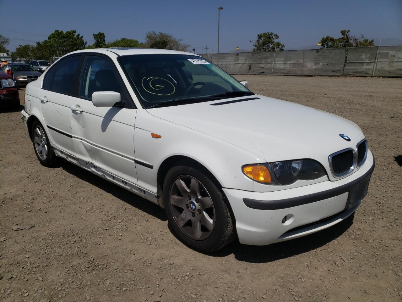 BMW 325 I 2002 with VIN WBAEV33402KL67380 - Photo from auction