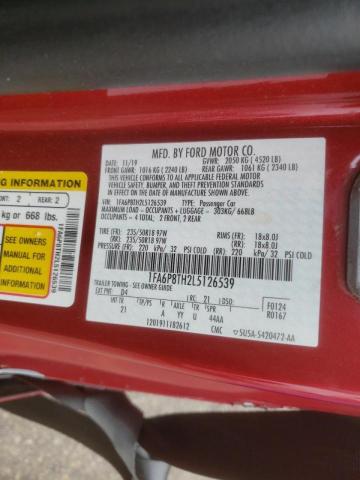 Photo 10 from auction – 2020 FORD MUSTANG with VIN 1FA6P8TH2L5126539