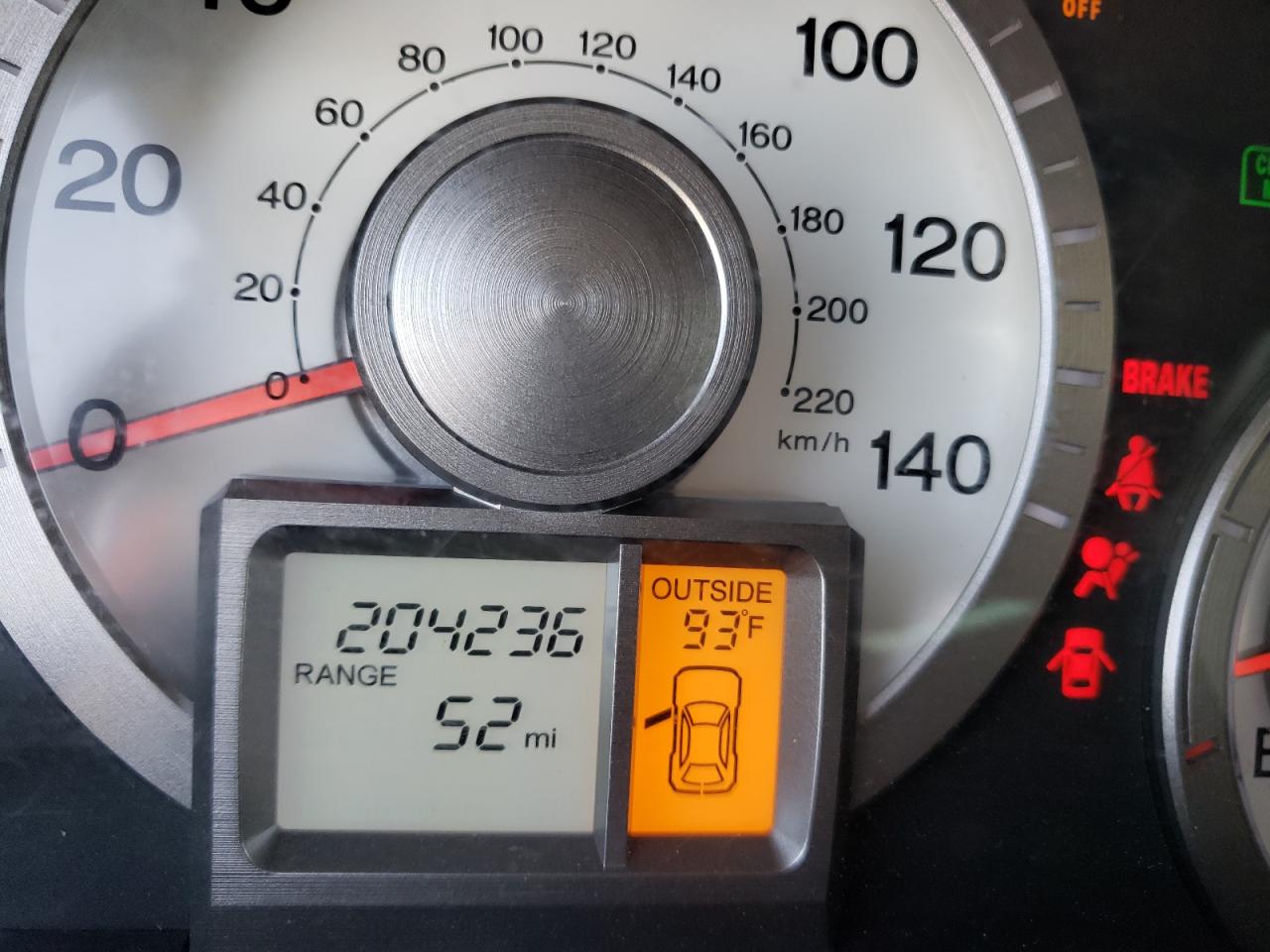 Photo 8 from auction – 2010 HONDA PILOT EX with VIN 5FNYF4H41AB035925