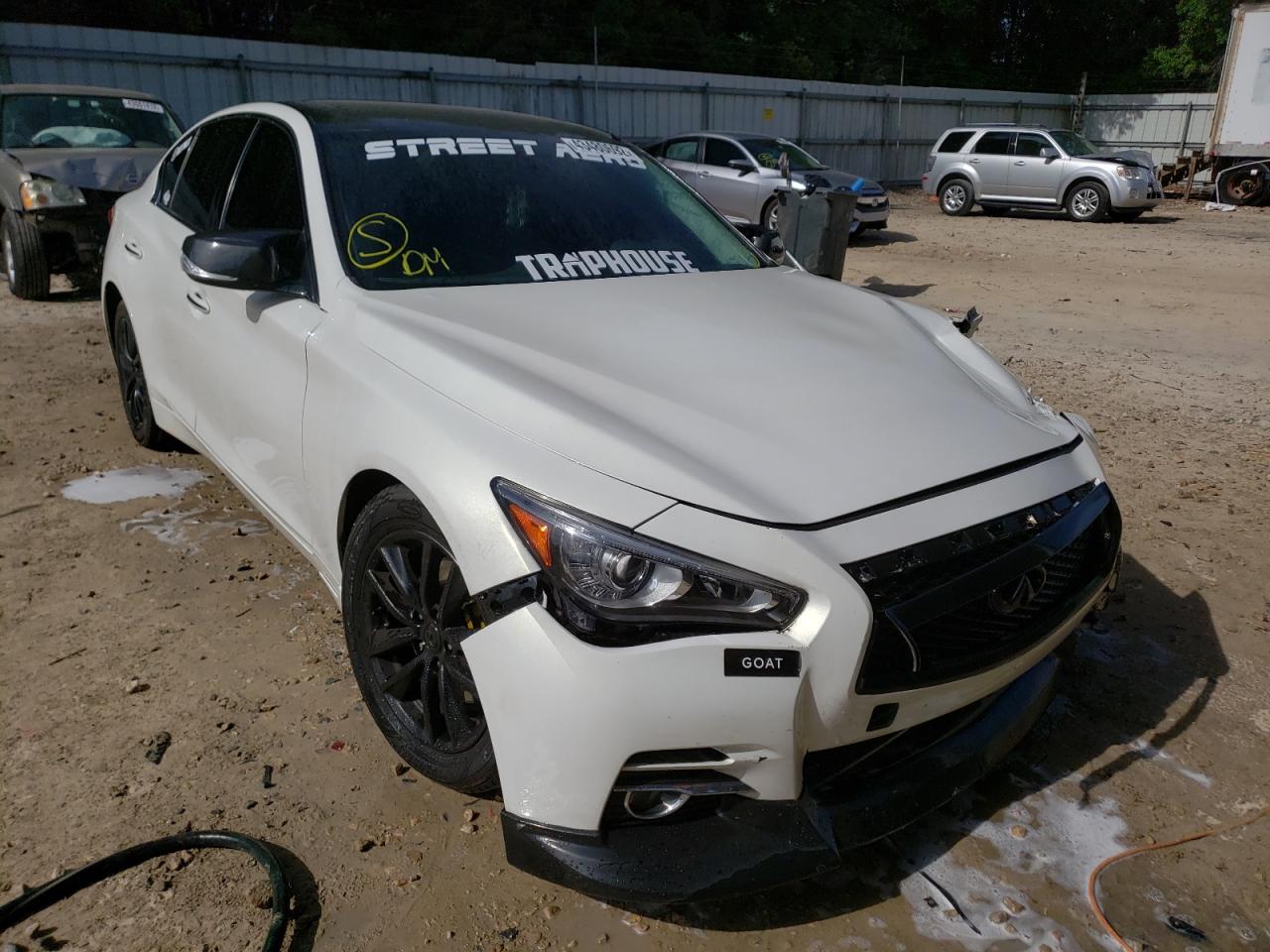 INFINITI Q50 BASE 2014 with VIN JN1BV7AP8EM691635 - Photo from auction
