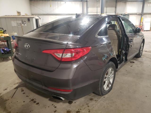 Photo 4 from auction – 2016 HYUNDAI SONATA SE with VIN 5NPE24AF5GH352529