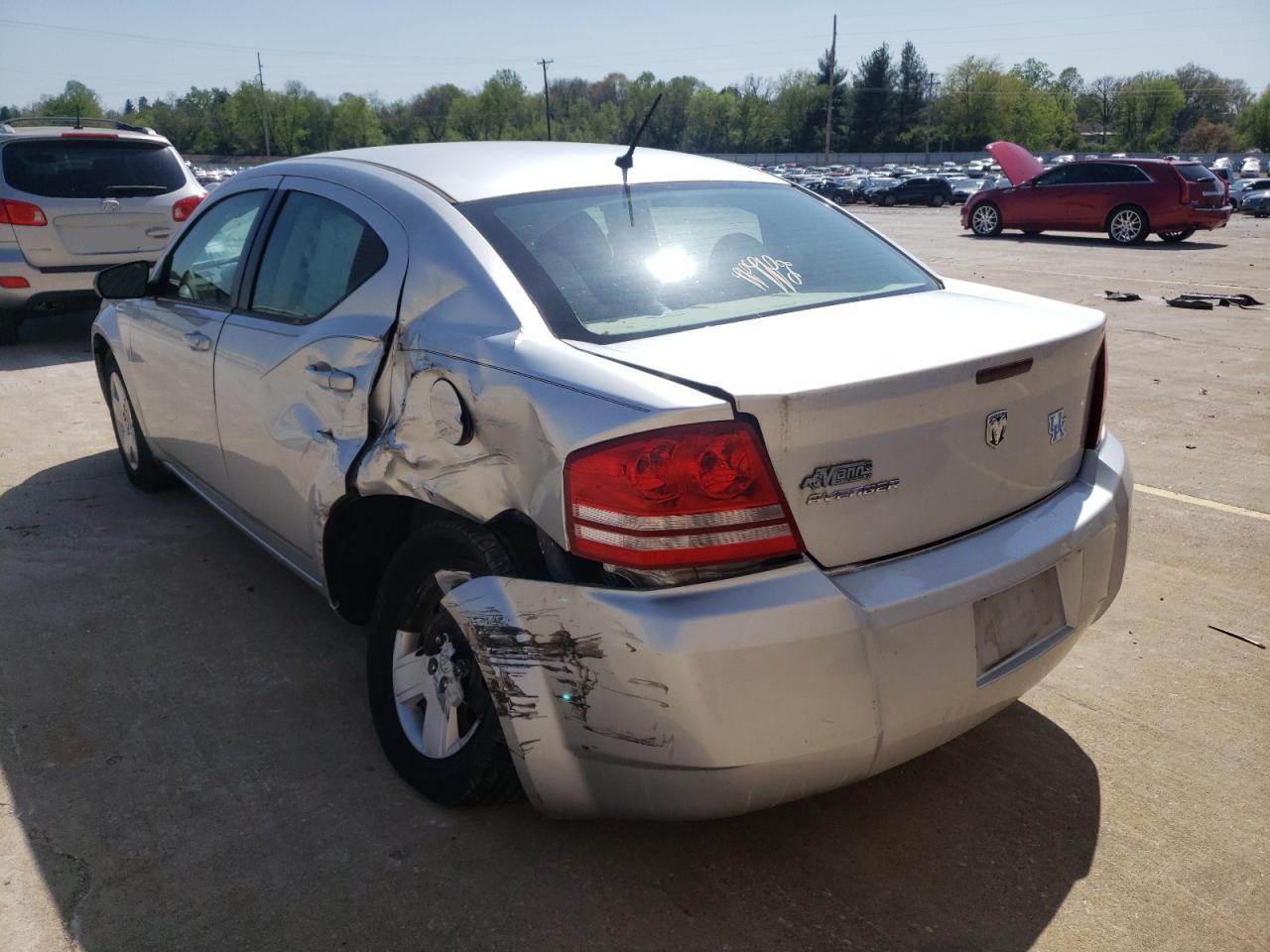 Photo 3 from auction – 2008 DODGE AVENGER SE with VIN 1B3LC46K88N628361