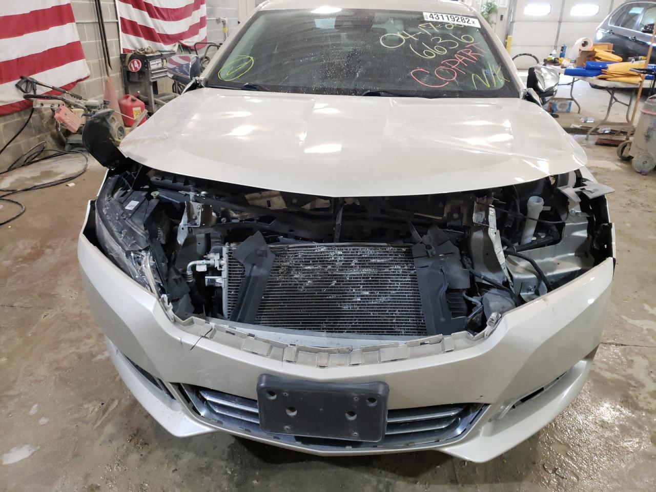 Photo 9 from auction – 2015 CHEVROLET IMPALA LTZ with VIN 2G1165S3XF9276636