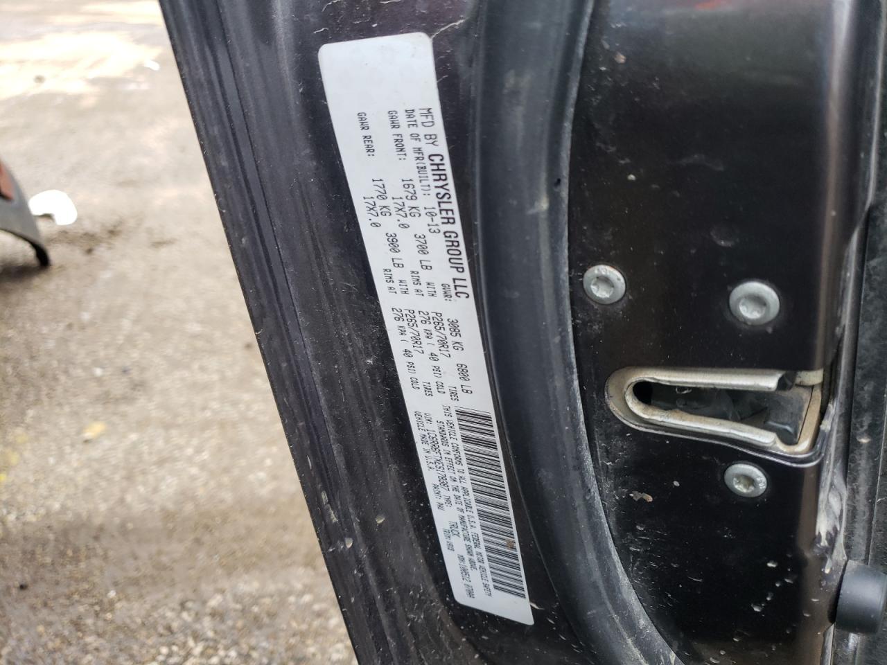 Photo 10 from auction – 2014 RAM 1500 ST with VIN 1C6RR6FTXES178387
