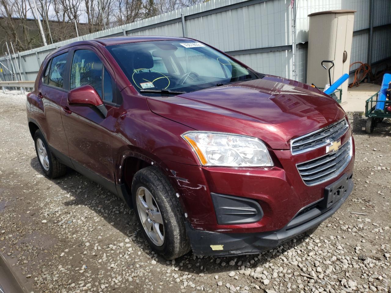 Foto 1 de la subasta – 2016 CHEVROLET TRAX LS con VIN 3GNCJNSB6GL262843