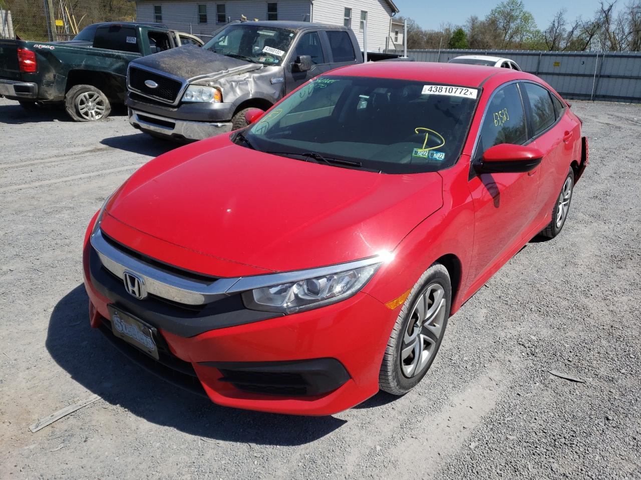 Photo 2 from auction – 2016 HONDA CIVIC LX with VIN 2HGFC2F57GH548519