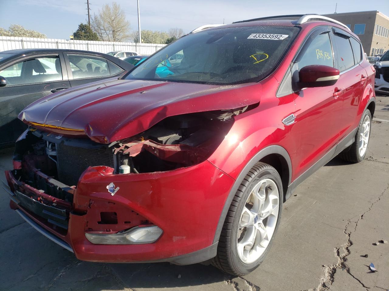 Photo 2 from auction – 2013 FORD ESCAPE TIT with VIN 1FMCU9J96DUD77803