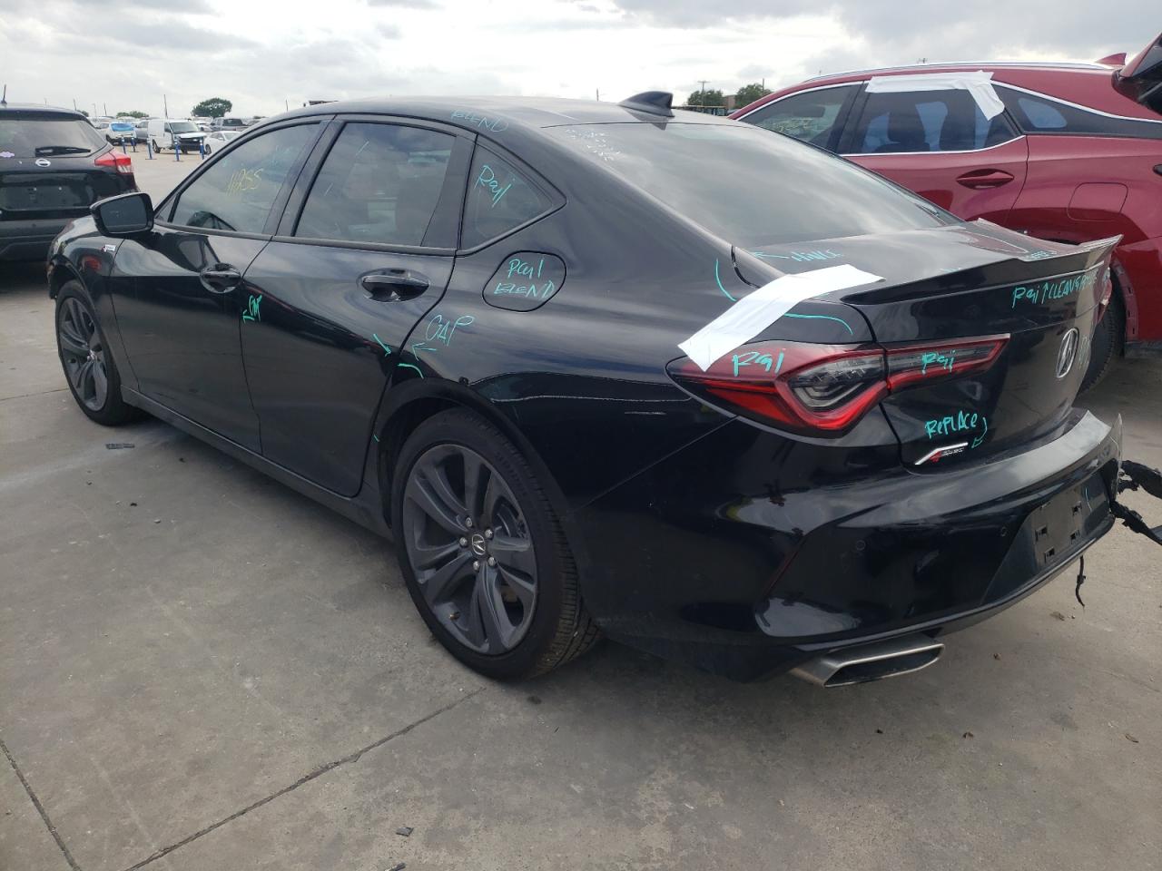 Photo 3 from auction – 2021 ACURA TLX TECH A with VIN 19UUB5F52MA015242