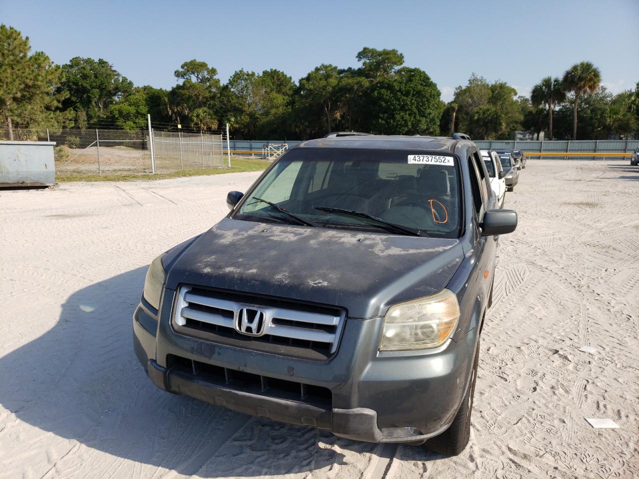 Photo 9 from auction – 2006 HONDA PILOT EX with VIN 5FNYF28696B045535