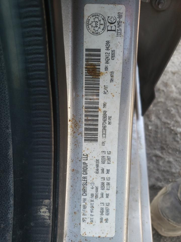 Photo 10 from auction – 2013 CHRYSLER 200 LX with VIN 1C3CCBAB7DN696840
