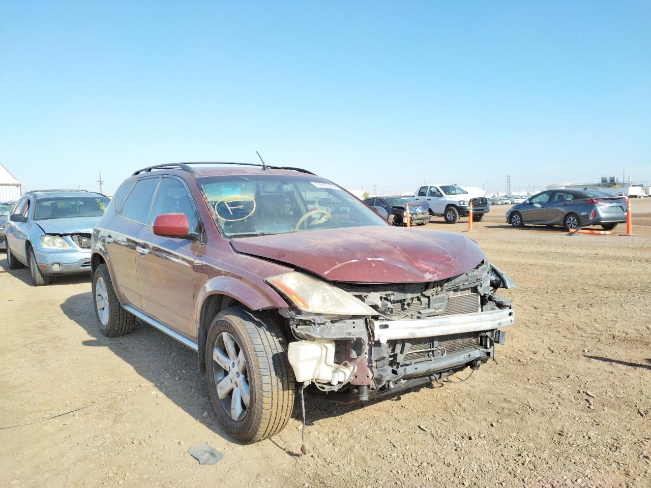Photo 9 from auction – 2007 NISSAN MURANO SL with VIN JN8AZ08W17W615672