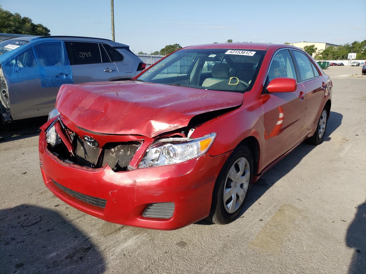 Photo 2 from auction – 2010 TOYOTA CAMRY BASE with VIN 4T4BF3EK2AR001696