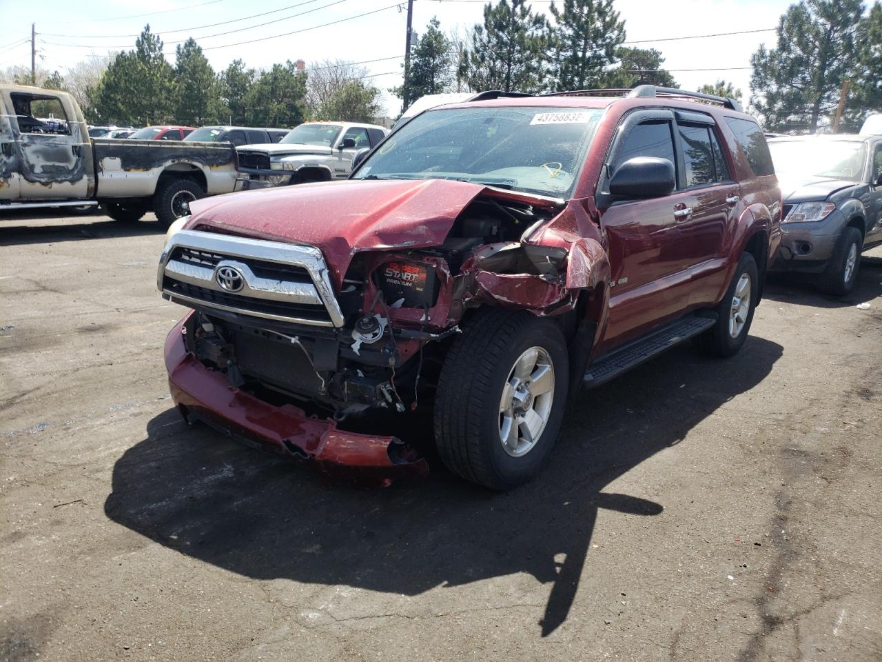 Photo 9 from auction – 2008 TOYOTA 4RUNNER SR with VIN JTEBU14R88K008984