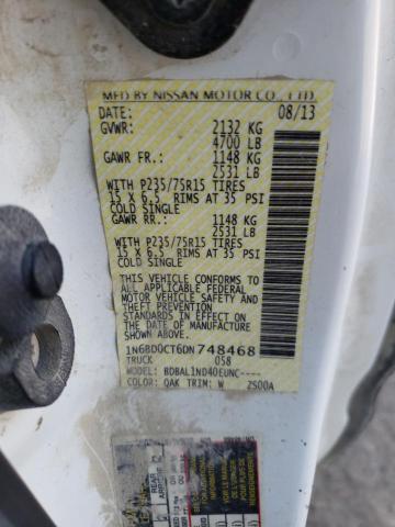 Photo 10 from auction – 2013 NISSAN FRONTIER S with VIN 1N6BD0CT6DN748468
