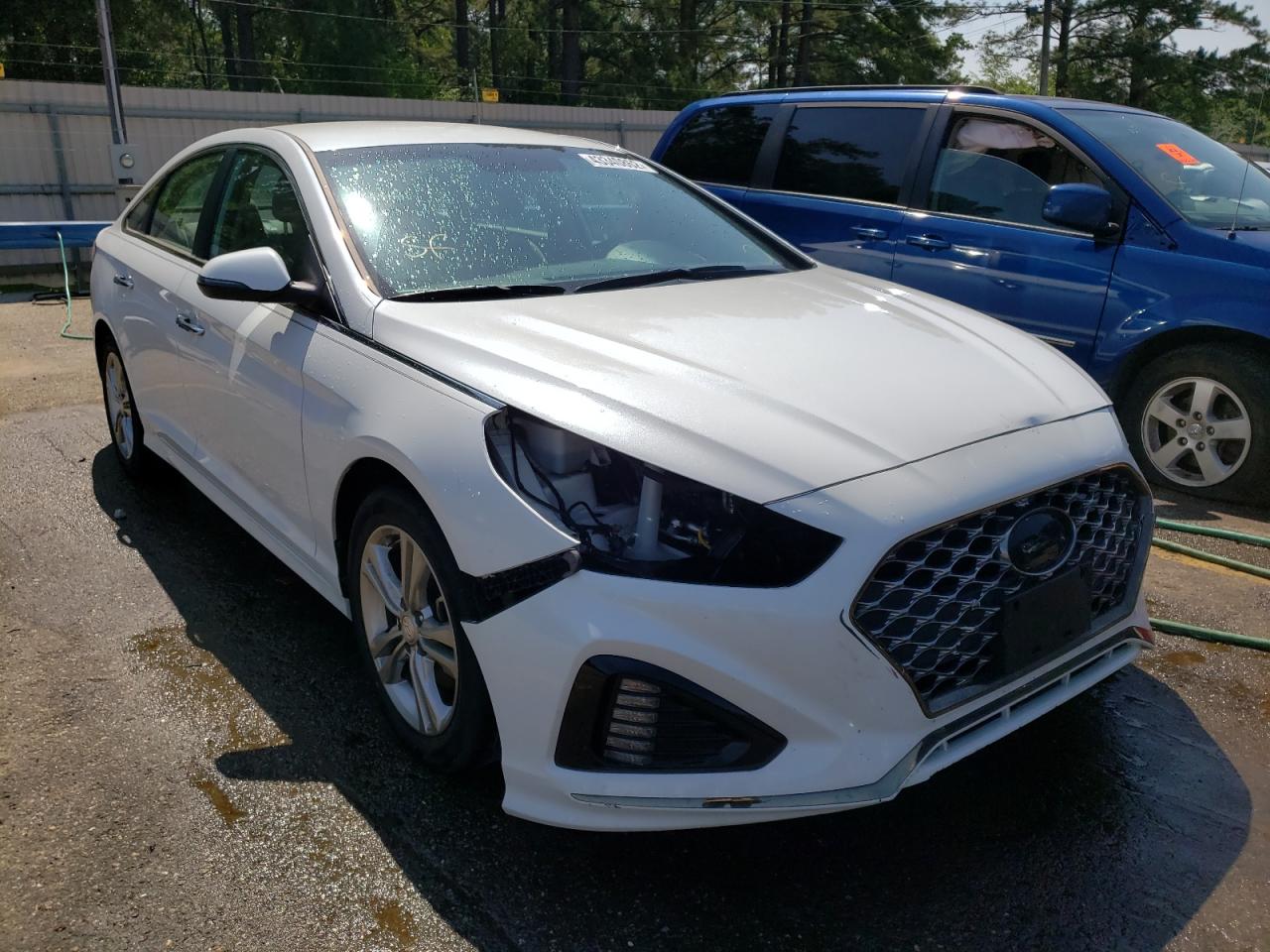 HYUNDAI SONATA LIM 2019 with VIN 5NPE34AF8KH788605 - Photo from auction