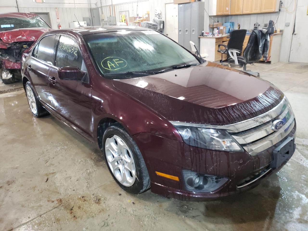 FORD FUSION SE 2011 with VIN 3FAHP0HG7BR161485 - Photo from auction