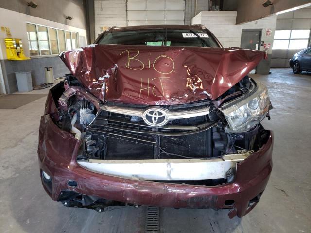 Foto 7 de la subasta – 2016 TOYOTA HIGHLANDER con VIN 5TDJKRFH3GS317066