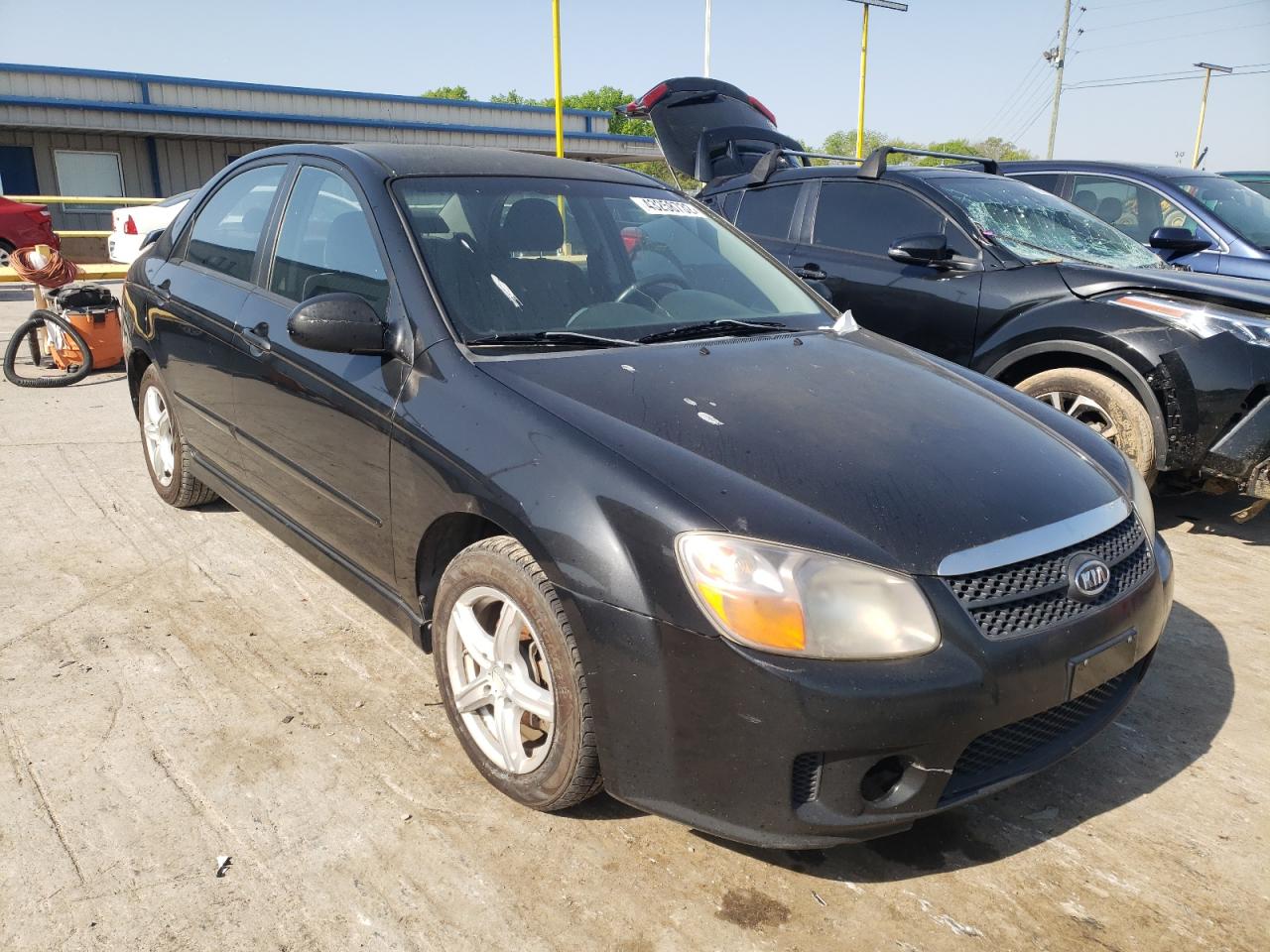 KIA SPECTRA EX 2007 with VIN KNAFE122675009800 - Photo from auction