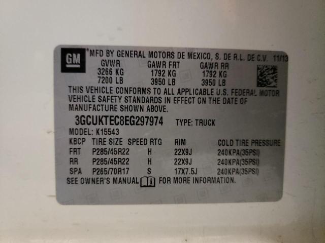 Photo 10 from auction – 2014 CHEVROLET SILVRDO LT with VIN 3GCUKTEC8EG297974