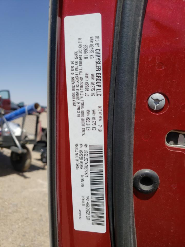 Photo 10 from auction – 2010 DODGE CHALLENGER with VIN 2B3CJ5DT4AH277874