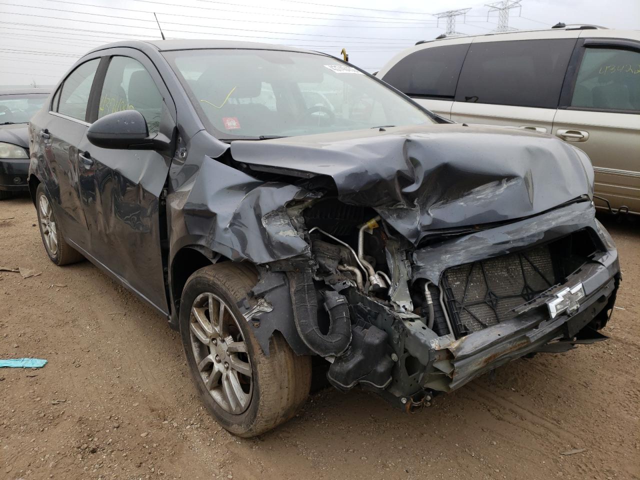 CHEVROLET SONIC LT 2013 with VIN 1G1JC5SH5D4104048 - Photo from auction
