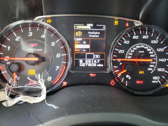 Photo 8 from auction – 2019 SUBARU WRX STI LI with VIN JF1VA2V65K9824317