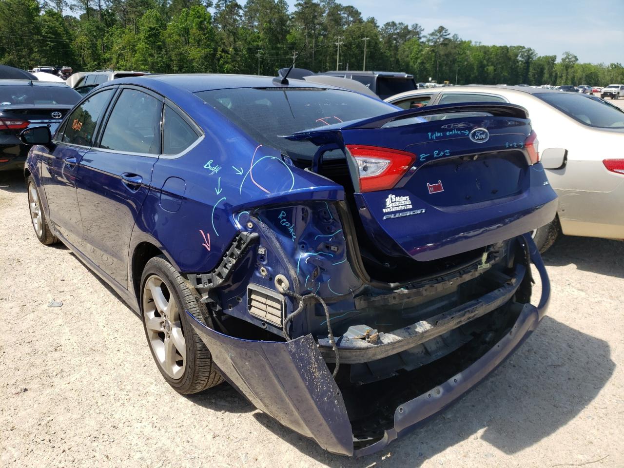 Photo 3 from auction – 2014 FORD FUSION SE with VIN 3FA6P0H79ER365622