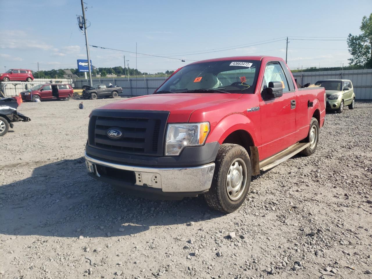 Photo 2 from auction – 2011 FORD F150 with VIN 1FTMF1CM2BKD30122
