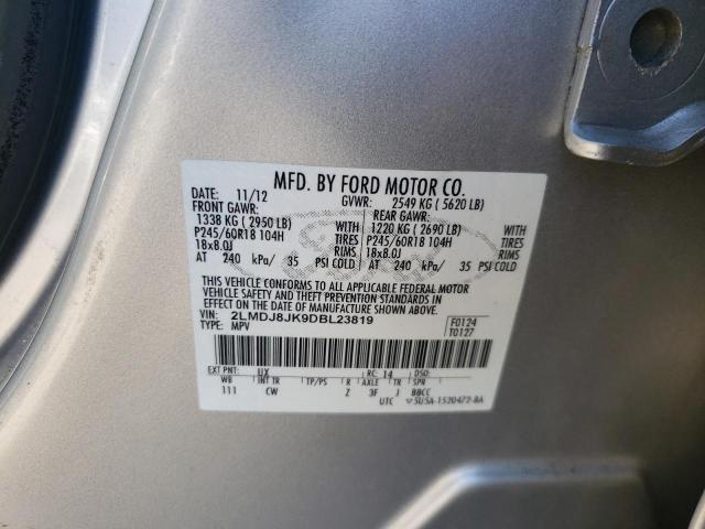 Photo 10 from auction – 2013 LINCOLN MKX with VIN 2LMDJ8JK9DBL23819