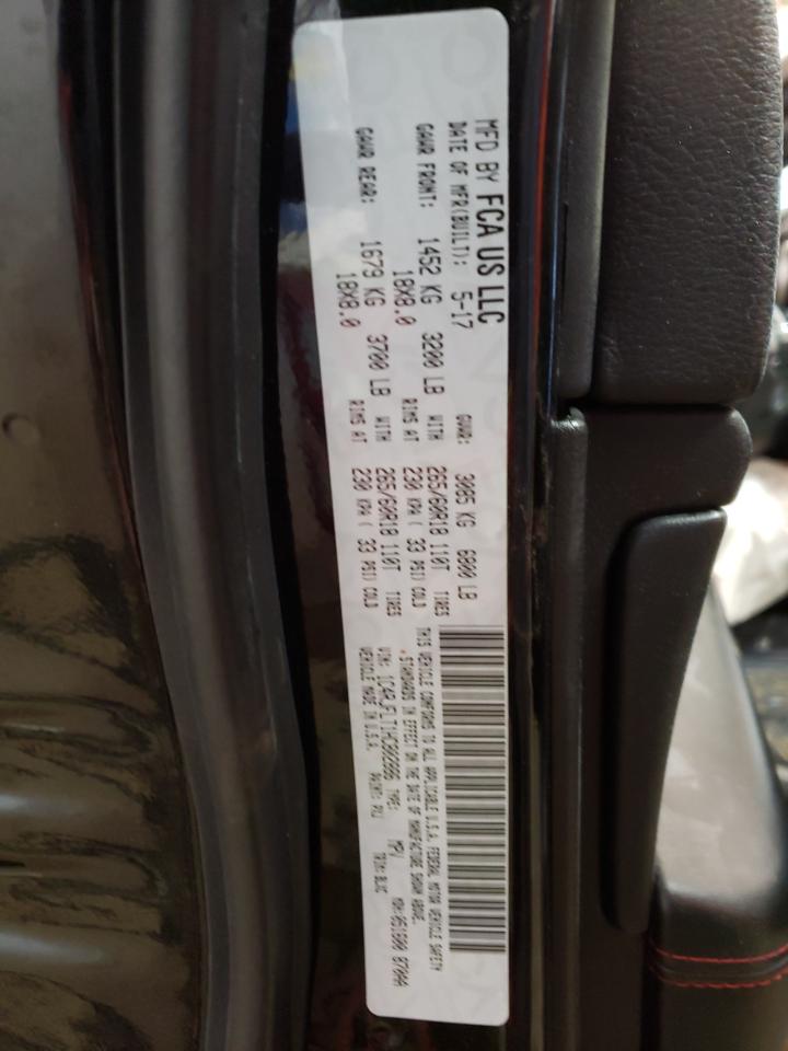 Photo 10 from auction – 2017 JEEP GRAND CHER with VIN 1C4RJFLT1HC802886