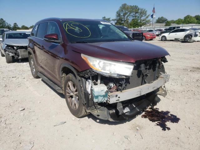 TOYOTA HIGHLANDER 2014 with VIN 5TDKKRFH2ES025751 - Photo from auction