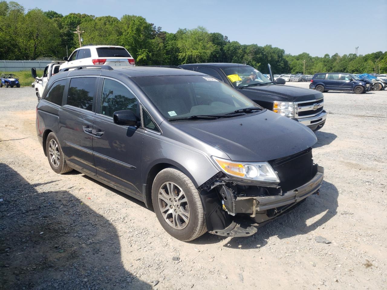 HONDA ODYSSEY EX 2012 with VIN 5FNRL5H68CB114497 - Photo from auction