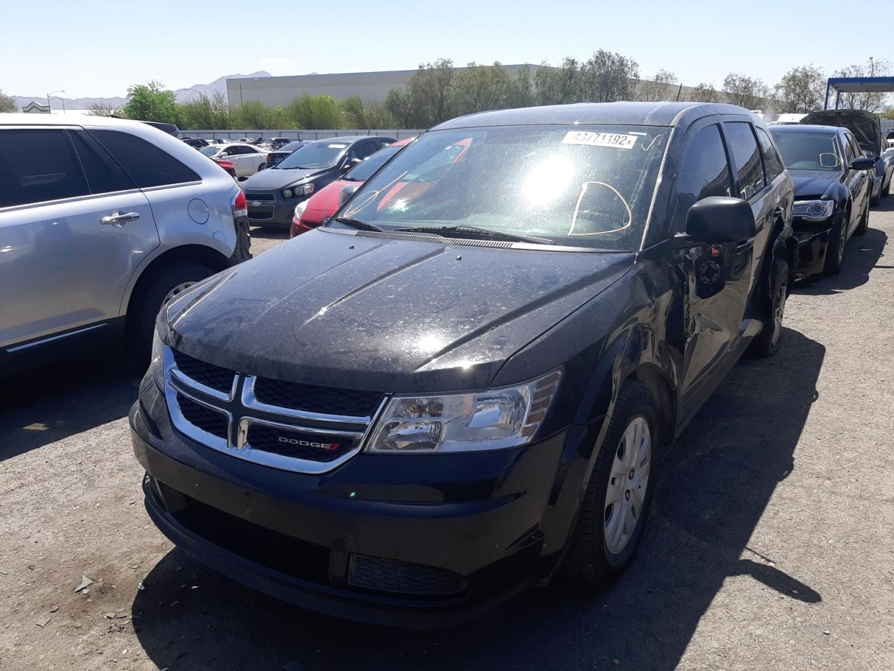 Photo 2 from auction – 2014 DODGE JOURNEY SE with VIN 3C4PDCAB4ET259038