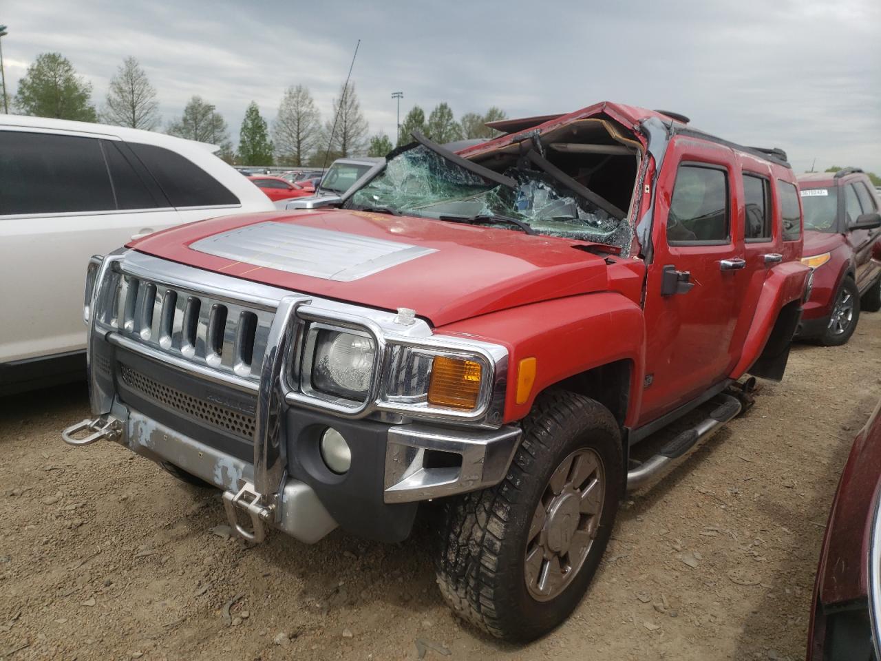 Photo 2 from auction – 2008 HUMMER H3 with VIN 5GTEN13E988137979