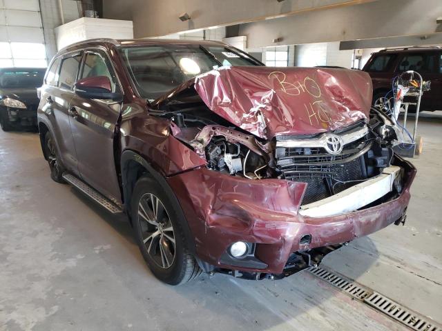 TOYOTA HIGHLANDER 2016 con VIN 5TDJKRFH3GS317066 - Foto de la subasta