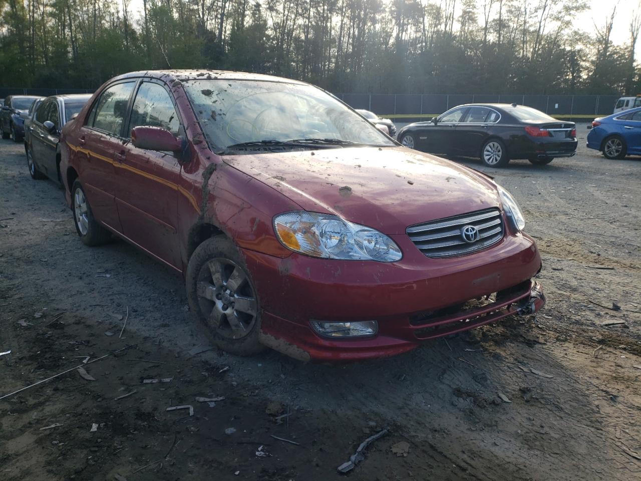 TOYOTA COROLLA CE 2004 with VIN 1NXBR32E84Z222465 - Photo from auction
