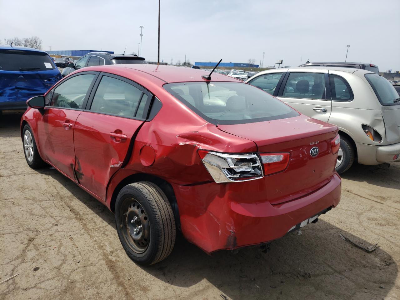 Photo 3 from auction – 2013 KIA RIO LX with VIN KNADM4A38D6242007