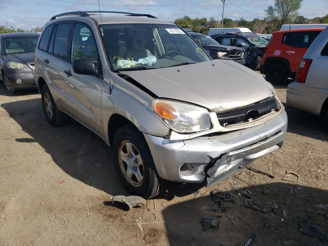 TOYOTA RAV4 2005 with VIN JTEGD20V350093058 - Photo from auction