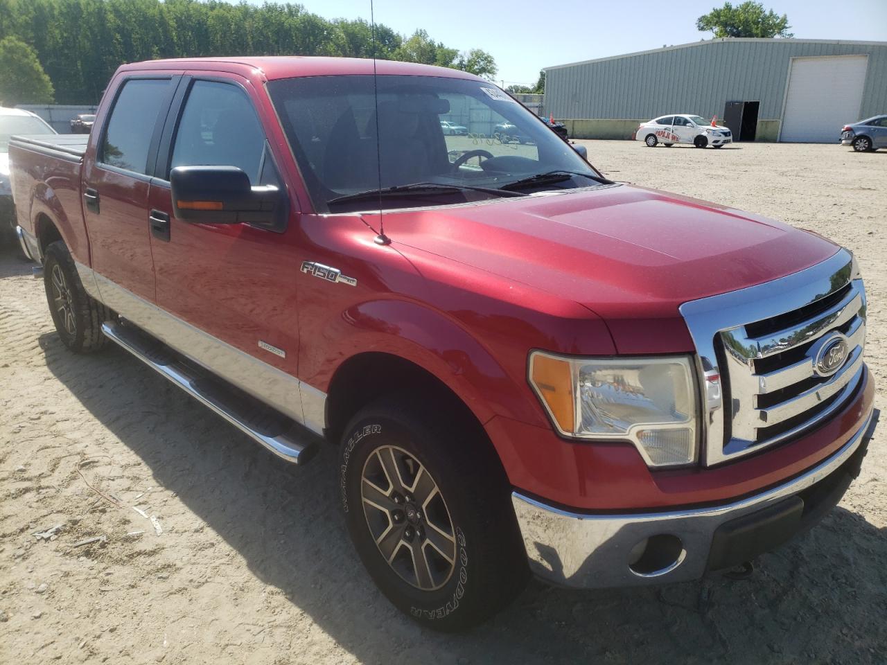 FORD F150 SUPER 2011 with VIN 1FTFW1ET5BFB39655 - Photo from auction