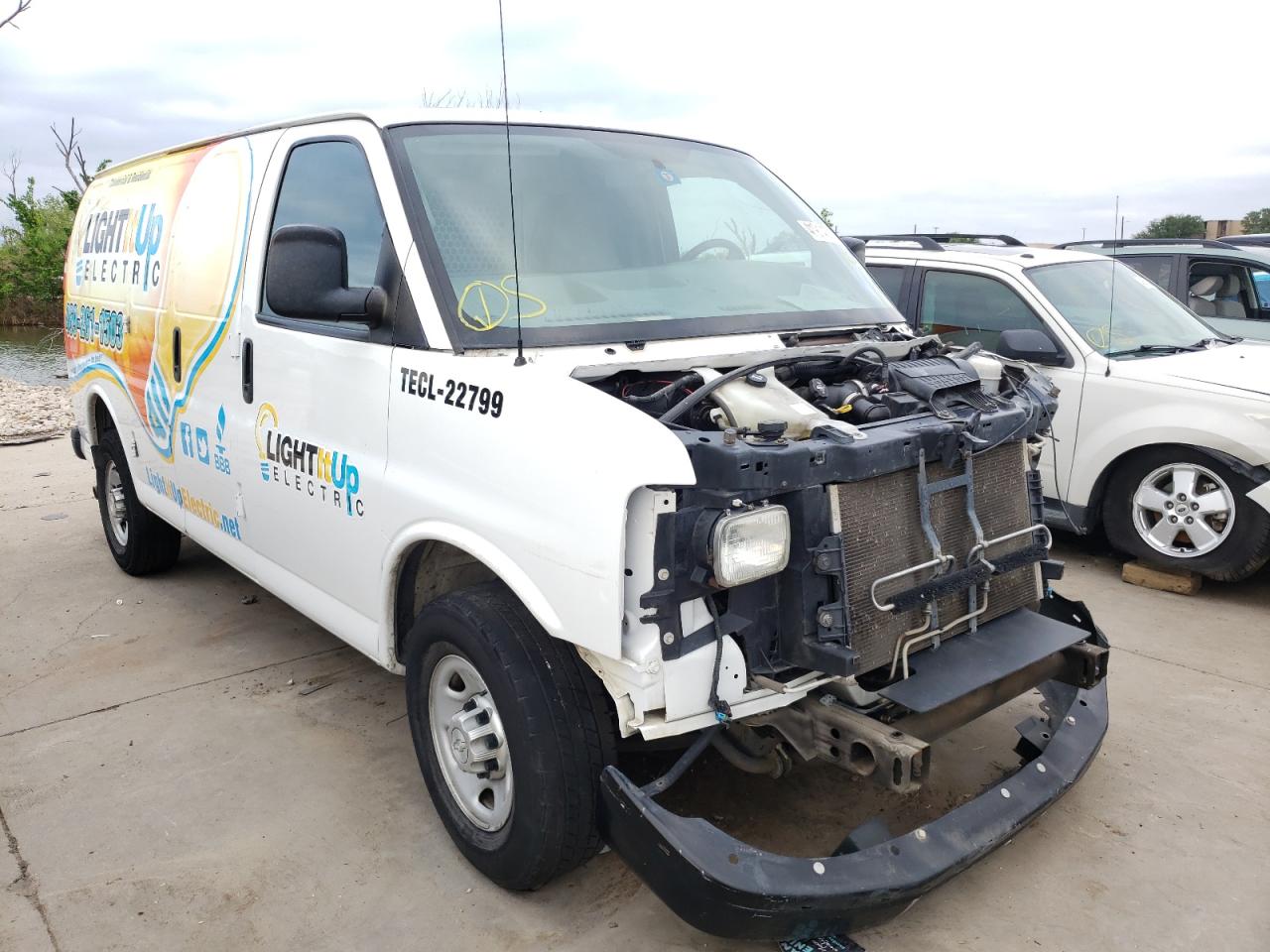 CHEVROLET EXPRESS G2 2014 with VIN 1GCWGFCA3E1212681 - Photo from auction