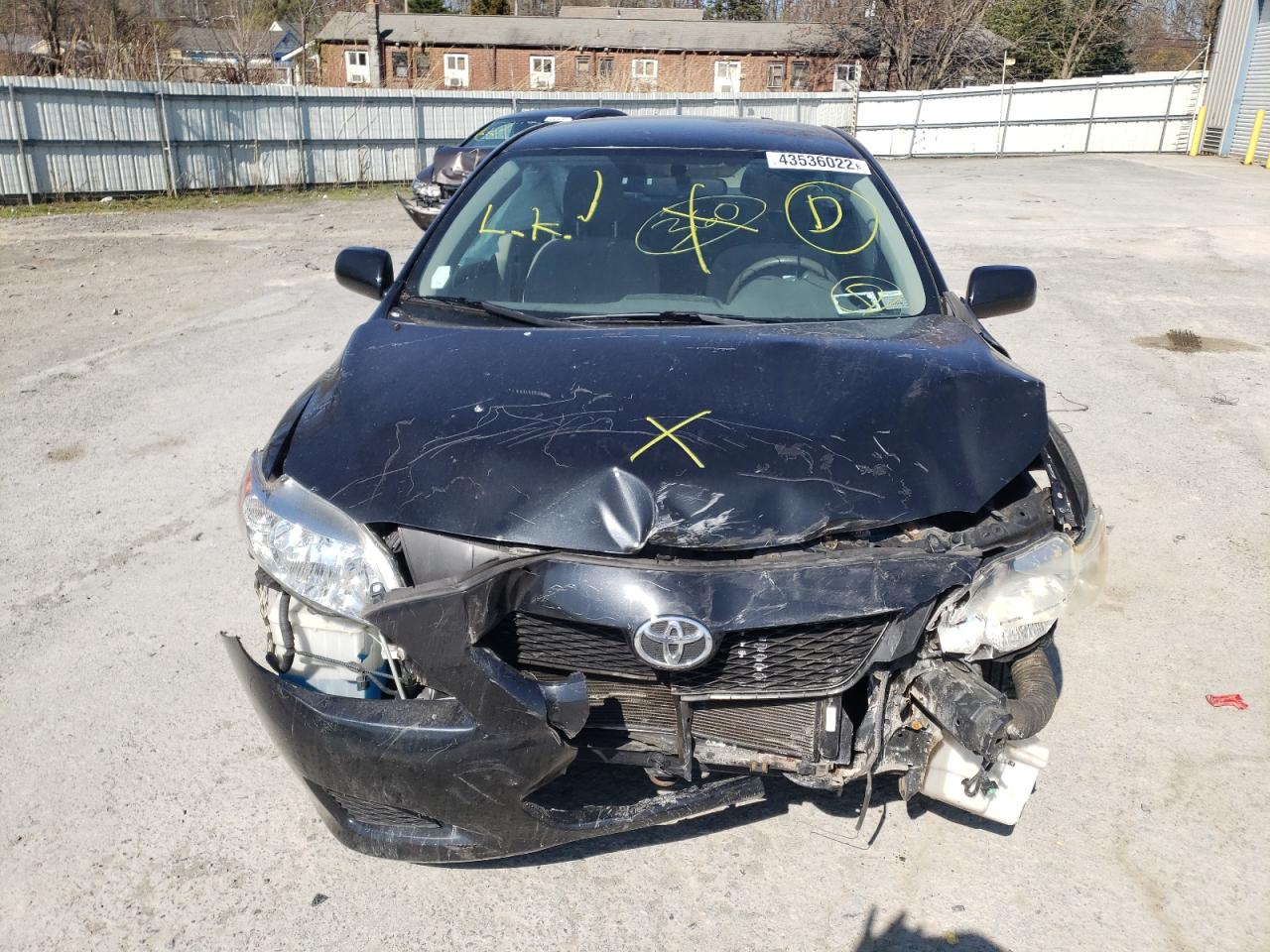 Photo 7 from auction – 2009 TOYOTA COROLLA BA with VIN JTDBL40E69J050900
