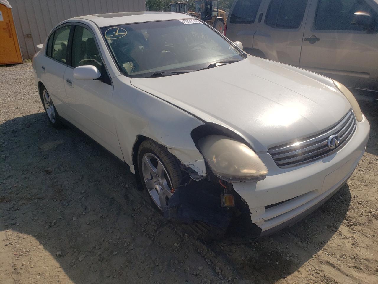 INFINITI G35 2003 with VIN JNKCV51E23M020557 - Photo from auction