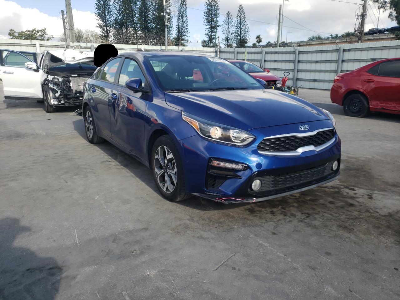 KIA FORTE FE 2020 with VIN 3KPF24AD6LE150235 - Photo from auction