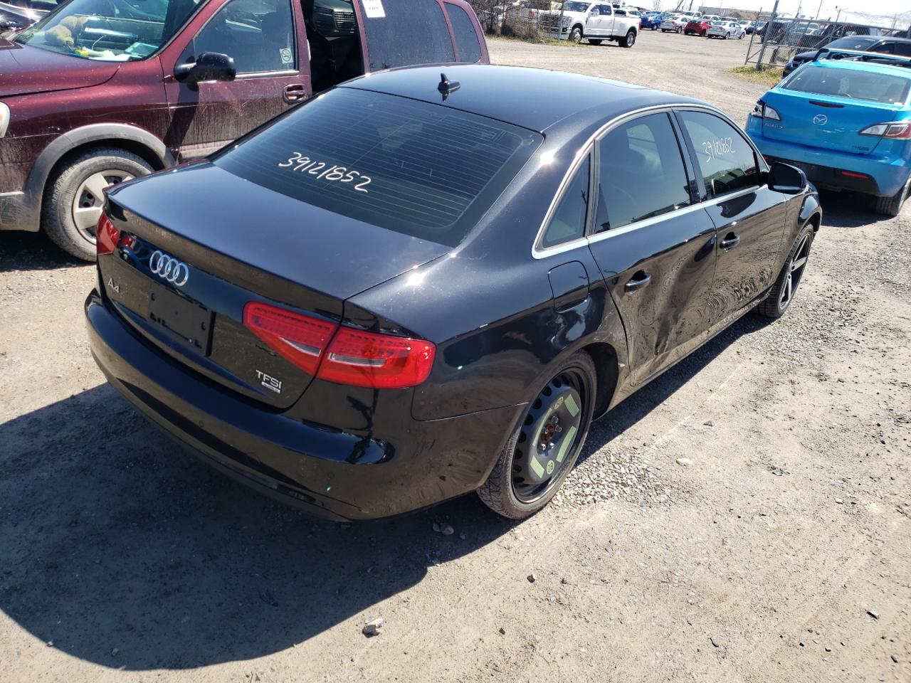 Photo 4 from auction – 2014 AUDI A4 PREMIUM with VIN WAUFFCFL9EN042802