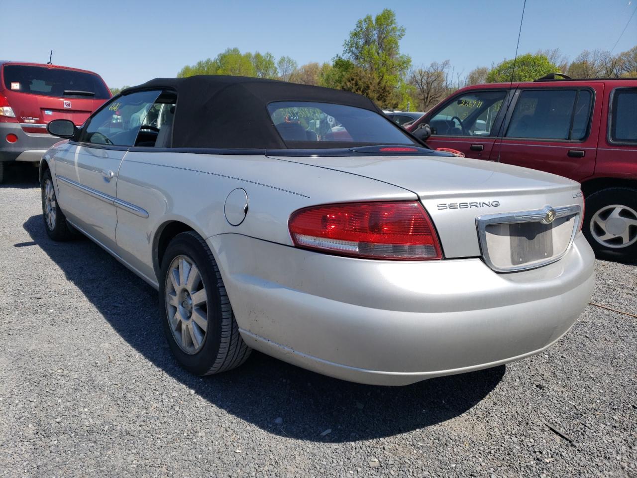 Photo 3 from auction – 2005 CHRYSLER SEBRING LI with VIN 1C3EL65R05N512802