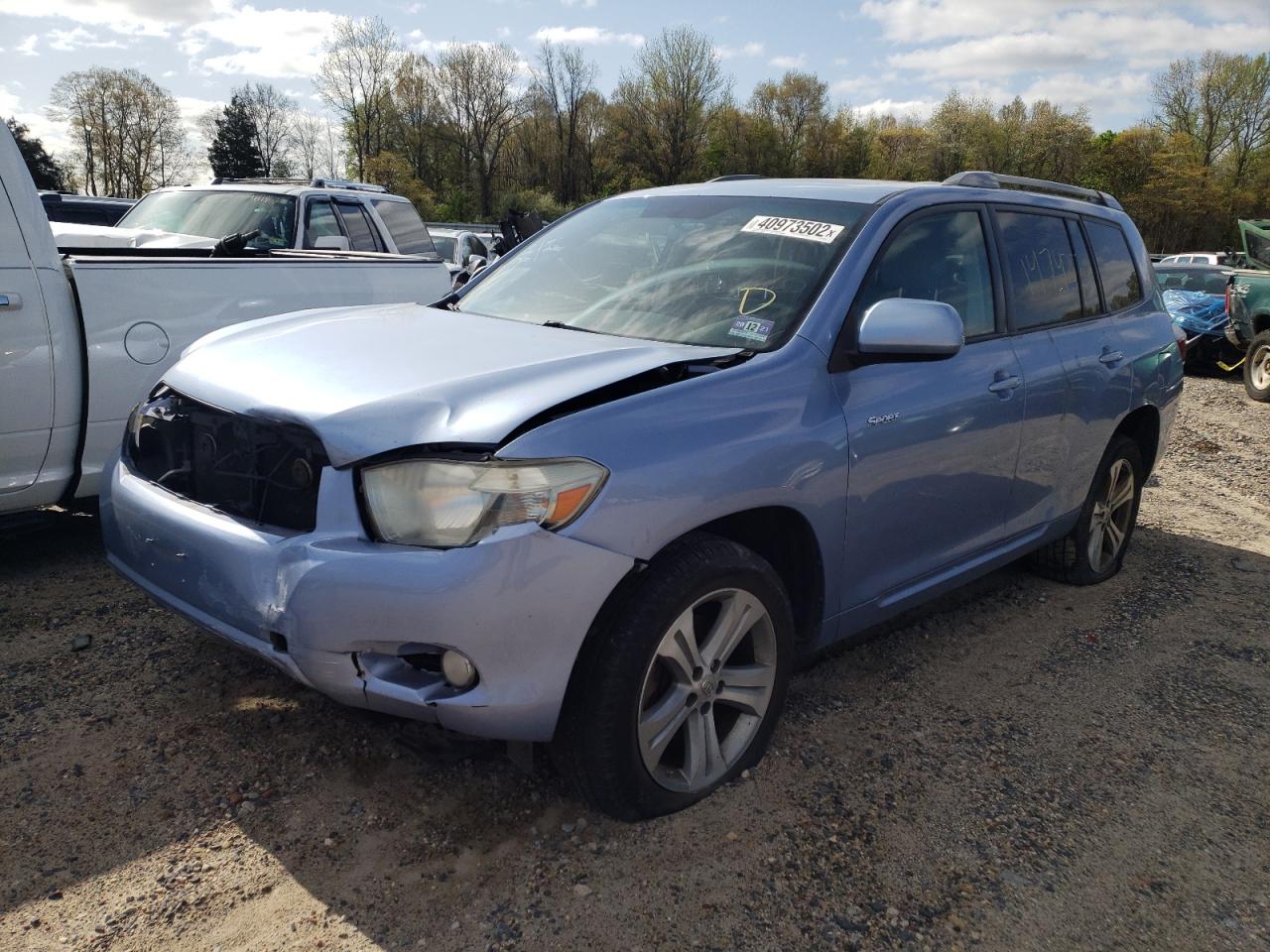 Photo 2 from auction – 2008 TOYOTA HIGHLANDER with VIN JTEES43A682084204