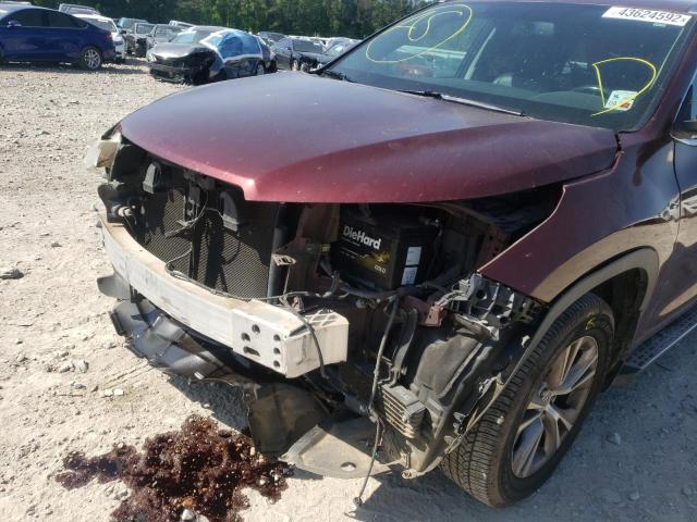 Photo 9 from auction – 2014 TOYOTA HIGHLANDER with VIN 5TDKKRFH2ES025751